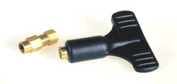 Nylon "T' handle & brass insert
